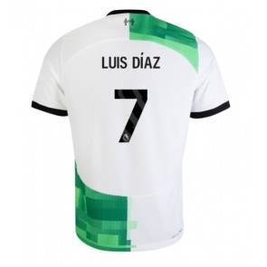 Maillot de foot Liverpool Luis Diaz #7 Extérieur 2023-24 Manches Courte